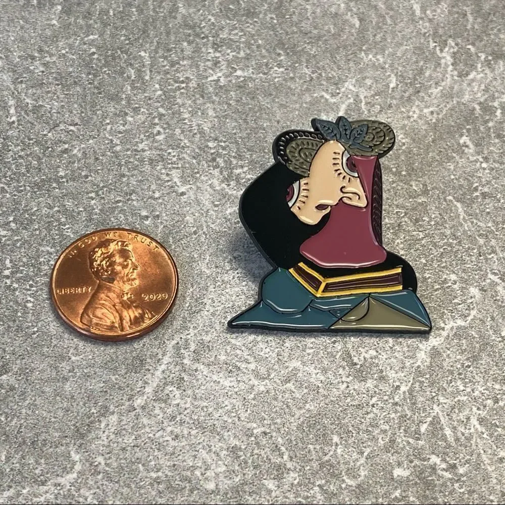 Abstract Picasso Enamel Pin/ Brooch Lapel